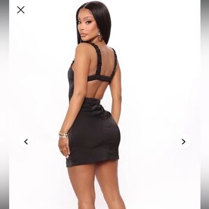 Fashion nova attractive satin mini dress 
size s 
worn once